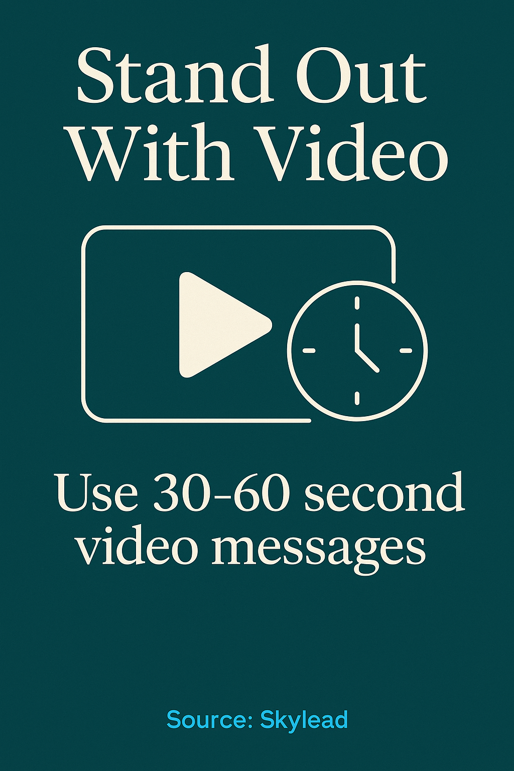 LinkedIn interface showing voice and video message options for recruiter follow-ups