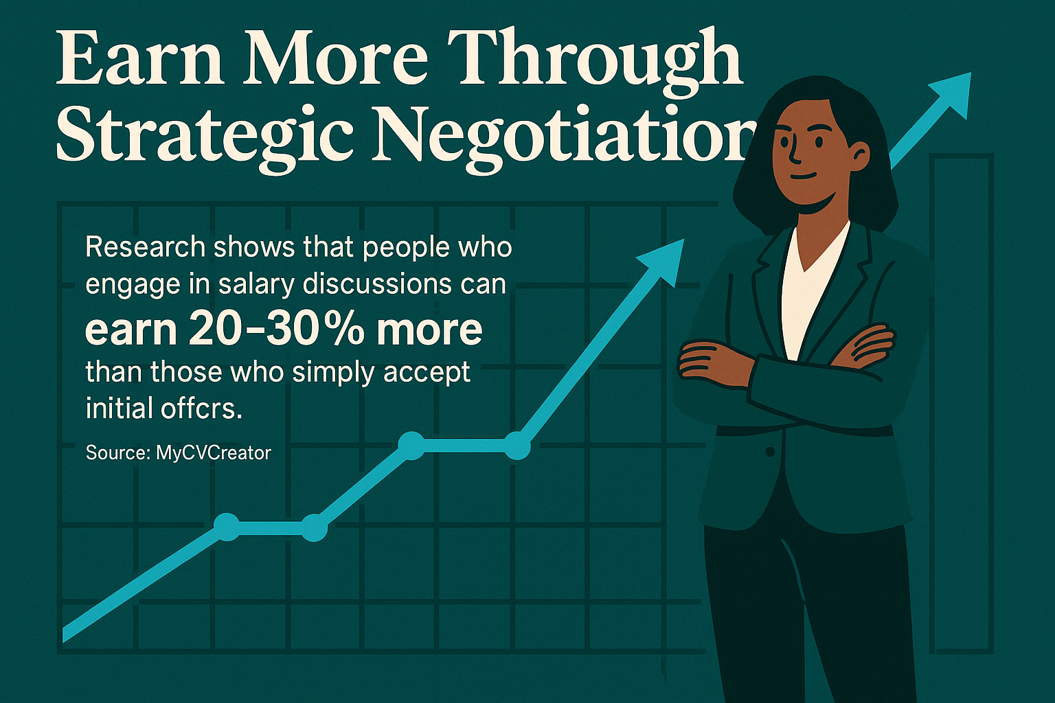 Research shows that people who engage in salary discussions can earn 20-30% more than those who simply accept initial offers